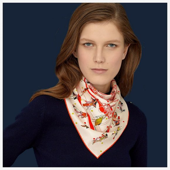 NWT Hermes Ex-Libris Les Parisiennes Silk Scarf - Picture 16 of 16